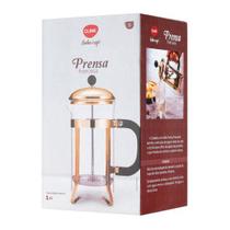 Cafeteira Prensa Francesa Rose Gold Em Vidro Aço Inox 600ml Cafeteira Prensa Francesa Rose Gold Em Vidro Aço Inox 600ml