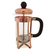 Cafeteira Prensa Francesa Vidro e Aço Inox Rose Gold - 350mL - Clink Cód: 4836