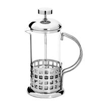 Cafeteira Prensa Francesa Vidro Inox, Cremeira, Chaleira, Cafeteira, French Press - 350ml