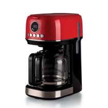 Cafeteira Programável Com Filtro 900W Moderna Vermelha Ariete Cafeteira Programável Com Filtro 900W Moderna Vermelha Ariete