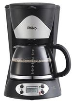 Cafeteira Programavel Philco Faz 14 Xicaras Preta Inox 220V