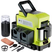 Cafeteira Sem Fio Byutrcfuy Ryobi 18V com 3 Opções de Preparo Cafeteira Sem Fio Byutrcfuy Ryobi 18V com 3 Opções de Preparo