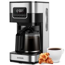 Cafeteira SHARDOR de 10 xícaras programável com desligamento automático Cafeteira SHARDOR de 10 xícaras programável com desligamento automático