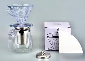 Cafeteira Tipo Hario V60-02 Manual Para Café E Chá De Filtro Cafeteira Tipo Hario V60-02 Manual Para Café E Chá De Filtro