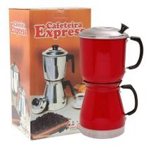 Cafeteira Tipo Italiana 1.5l Alumínio Com Filtro Cafeteira Tipo Italiana 1.5l Alumínio Com Filtro