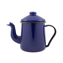 Cafeteira Tradicional Esmaltada Azul 1,1 L Ewel