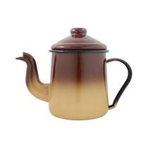 Cafeteira Tradicional Esmaltada Marrom Degradê 1,1 L Ewel Cafeteira Tradicional Esmaltada Marrom Degradê 1,1 L Ewel