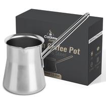 Cafeteira turca Caizen Coffee Quality 450ml em aço inoxidável Cafeteira turca Caizen Coffee Quality 450ml em aço inoxidável