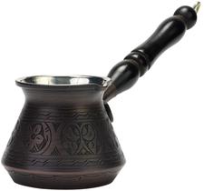 Cafeteira turca DEMMEX Cobre gravado mais espesso 270 mL