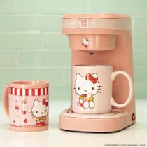 Cafeteira Uncanny Brands Hello Kitty com 2 canecas
