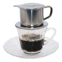 Cafeteira Vietnamita Filtro Gotejador Coador Aço Inox Café Gourmet 1-3 xícaras - Nexus Market