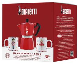 Cafetera Bialetti Moka Express para 6 Tazas, Edición Roja Cafetera Bialetti Moka Express para 6 Tazas, Edición Roja