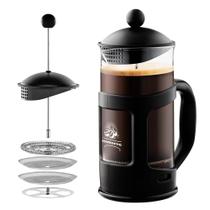 Cafetera OVENTE FPT12B de 350 ml con vidrio borosilicato negra Cafetera OVENTE FPT12B de 350 ml con vidrio borosilicato negra