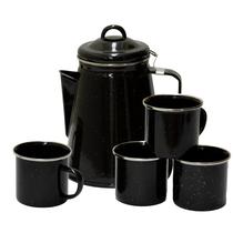 Cafetera Percoladora Esmaltada Stansport para 8 Tazas
