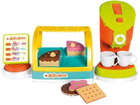 Cafeteria de Brinquedo Itens de Cozinha 225 - Coffee Center 9 Peças Tateti