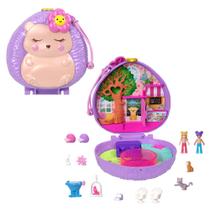 Cafeteria Toy Polly Pocket Hedgehog com 2 microbonecas Cafeteria Toy Polly Pocket Hedgehog com 2 microbonecas