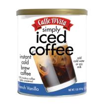 Caffe D'Vita Mix Instantâneo de Café Gelado Baunilha Francesa 454g Caffe D'Vita Mix Instantâneo de Café Gelado Baunilha Francesa 454g