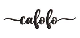 Cafofo Lettering 43x12cm Em Madeira Mdf Apliques De Parede