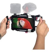 Cage Gaiola Estabilizadora de Metal para Celular Android e iPhone S Cage Gaiola Estabilizadora de Metal para Celular Android e iPhone S