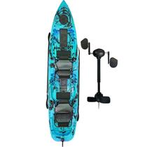 Caiaque Mero Com 1 Pedal Caiaker - Azul Camuflado Caiaque Mero Com 1 Pedal Caiaker - Azul Camuflado