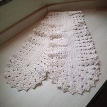 Caiminho de Mesa Retangular em Barbante na Cor Natural