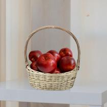 Caixa 10 Maçã Argentina Artificial Design parecido com o real para atacado de frutas artificiais - DE0523