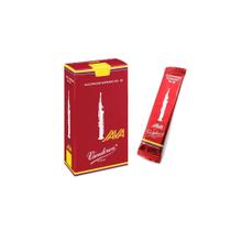 Caixa 10 Palhetas Sax Soprano Vandoren 2 Java Red Cut