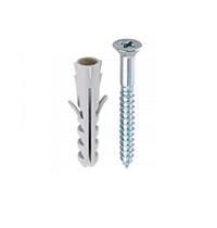 Caixa 10 Parafuso Philips Chata 3,5x30mm com Bucha Plastica Jomarca