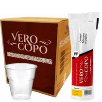 Caixa 10 Pcts Copo Liso Cristal Bebidas e Whisky 250ml 500un