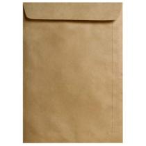Caixa 100 Envelopes A5 Saco Marrom Kraft 17 por 25 centímetros de 80 Gramas Foroni, Scrity ou Tilibra