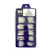 Caixa 100 Tips Curvatura C Unhas Acrigel Manicure