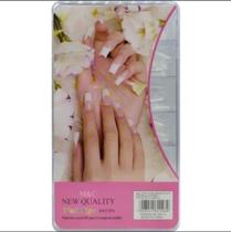 Caixa 100 Tips Vamp Unhas Nails Acrigel Natural Profissional Caixa 100 Tips Vamp Unhas Nails Acrigel Natural Profissional