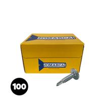 Caixa 100un Parafuso Auto Brocante Phillips Zincado 4,2 x 19