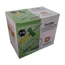 Caixa 100un Scalp Escalpe Nº 21G Com Dispositivo - Descarpack