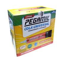 Caixa 12 Cola Universal 51g Pegamil (tecido, madeira, couro, plástico, papel)