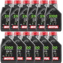 Caixa 12 Litros Óleo Lubrificante de Motor Motul 5100 4t 10w30 Semi Sintético - Honda Cb Cbr 1000, Hornet, Cb500, Cb650 Caixa 12 Litros Óleo Lubrificante de Motor Motul 5100 4t 10w30 Semi Sintético - Honda Cb Cbr 1000, Hornet, Cb500, Cb650