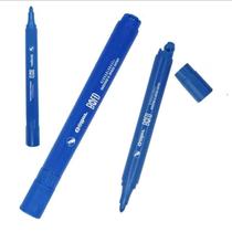Caixa 12 peças canetas marcador para quadro branco azul moderno - Filó Modas