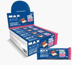 Caixa 12 Power Protein Crisp Max Titanium 44g 15G Proteína - Caixa 12 Power Protein Crisp Max Titanium 44g 15G Proteína -