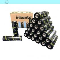 Caixa 12 Ribbon Inkanto Awr1 Cera 110Mm X 74M Preto Caixa 12 Ribbon Inkanto Awr1 Cera 110Mm X 74M Preto