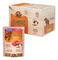 Caixa 12 Sachê Special Dog Cães Raças Pequena Carne 100g