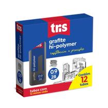 Caixa 12 tubos Grafite 0,9mm 2B Hi-Polymer Tubo C/12 Minas Caixa 12 tubos Grafite 0,9mm 2B Hi-Polymer Tubo C/12 Minas