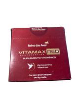 Caixa 12 Unidades - Cantaxantina Vitamax Red 5g Reino das Aves Caixa 12 Unidades - Cantaxantina Vitamax Red 5g Reino das Aves