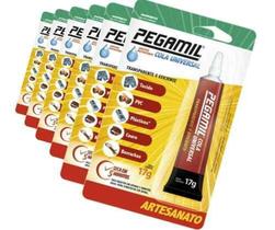 Caixa 12 unidades cola pegamil universal 17g un