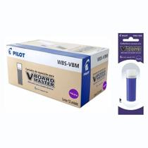 Caixa 12 Unidades Refil Marcador V-board Master (quadro Branco) Pilot Violeta