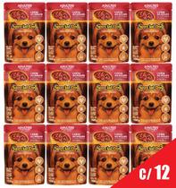 Caixa 12un Ração Úmida Special Dog Sachê Cães Adultos Raças Pequenas Carne 100g