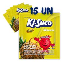 Caixa 15un Refresco em pó 15g Abacaxi Ki-Suco ( Para 1L) Caixa 15un Refresco em pó 15g Abacaxi Ki-Suco ( Para 1L)