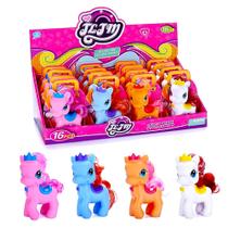 Caixa 16 Pequena Pony de Vinil Lembrança de Festa Infantil