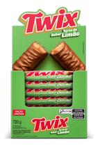 Caixa 18 Chocolate Twix Sabor Torta de Limão 40g
