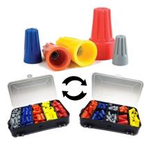 Caixa 180 Conector De Torção Emenda P/ Fios Cabos 0,8 A 16mm Caixa 180 Conector De Torção Emenda P/ Fios Cabos 0,8 A 16mm