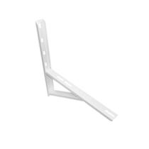 Caixa 2 Pares Suporte Split Gallant 600mm Perfil U Branco